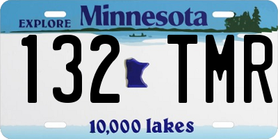 MN license plate 132TMR