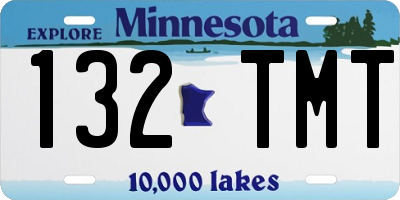 MN license plate 132TMT