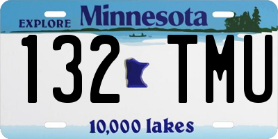 MN license plate 132TMU