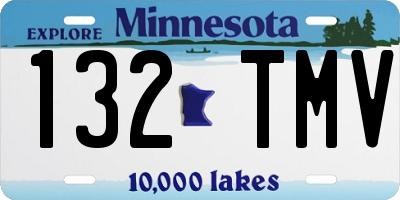 MN license plate 132TMV
