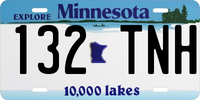 MN license plate 132TNH