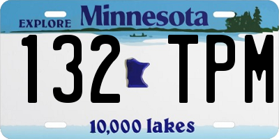 MN license plate 132TPM