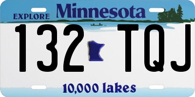 MN license plate 132TQJ