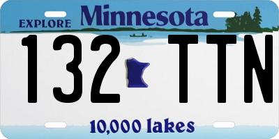 MN license plate 132TTN