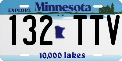 MN license plate 132TTV