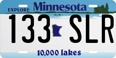 MN license plate 133SLR