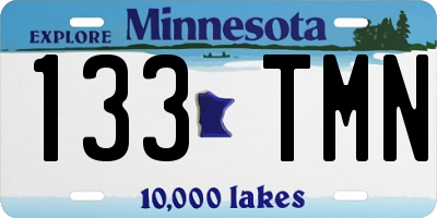 MN license plate 133TMN