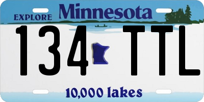 MN license plate 134TTL