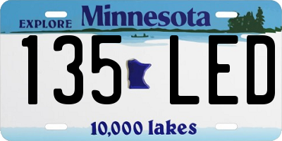 MN license plate 135LED