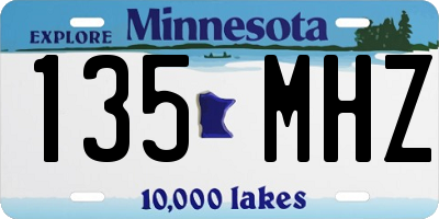 MN license plate 135MHZ