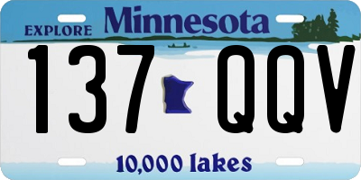 MN license plate 137QQV