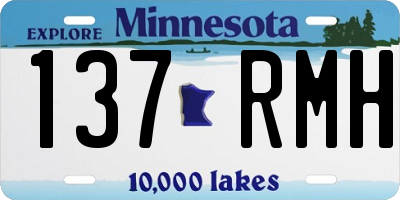 MN license plate 137RMH