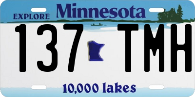 MN license plate 137TMH