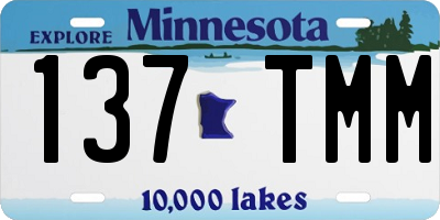 MN license plate 137TMM