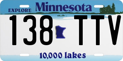 MN license plate 138TTV