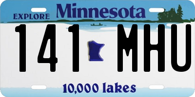 MN license plate 141MHU
