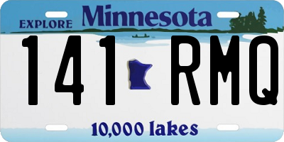 MN license plate 141RMQ