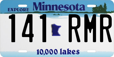 MN license plate 141RMR