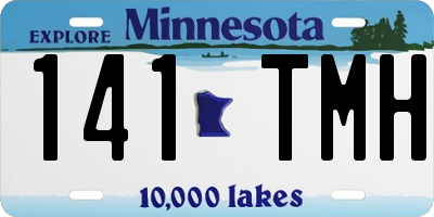 MN license plate 141TMH