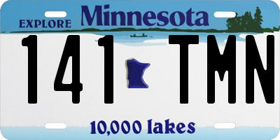 MN license plate 141TMN