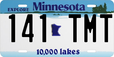 MN license plate 141TMT