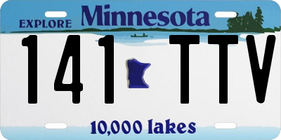 MN license plate 141TTV
