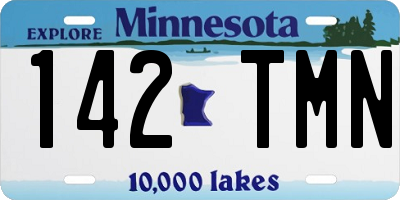MN license plate 142TMN