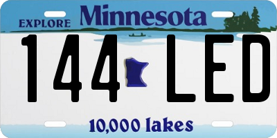 MN license plate 144LED