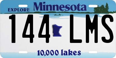 MN license plate 144LMS