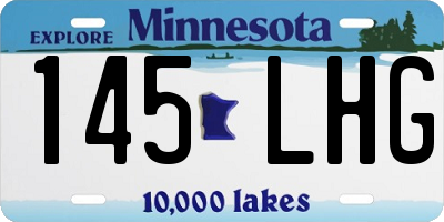 MN license plate 145LHG