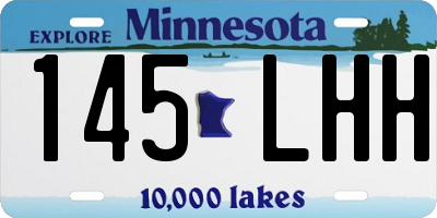 MN license plate 145LHH