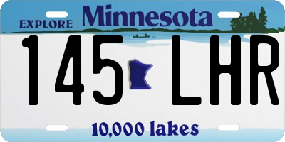 MN license plate 145LHR