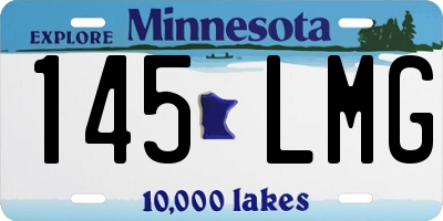 MN license plate 145LMG