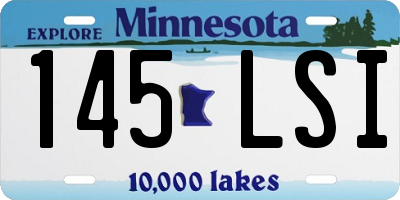 MN license plate 145LSI