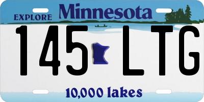 MN license plate 145LTG