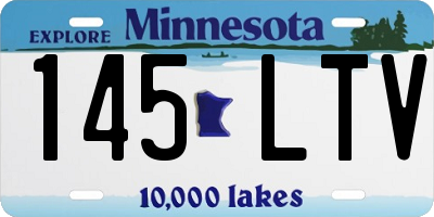 MN license plate 145LTV