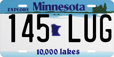 MN license plate 145LUG