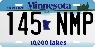 MN license plate 145NMP