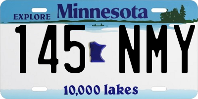 MN license plate 145NMY