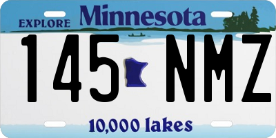 MN license plate 145NMZ