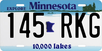 MN license plate 145RKG
