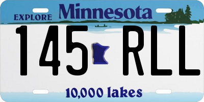 MN license plate 145RLL