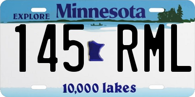 MN license plate 145RML