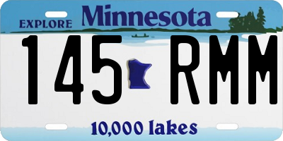 MN license plate 145RMM