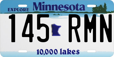 MN license plate 145RMN