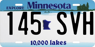 MN license plate 145SVH