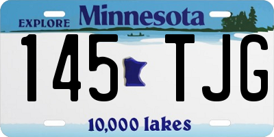 MN license plate 145TJG