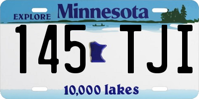 MN license plate 145TJI