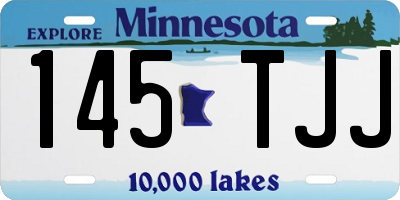 MN license plate 145TJJ