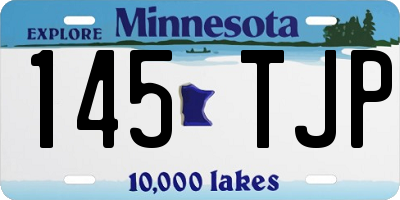 MN license plate 145TJP